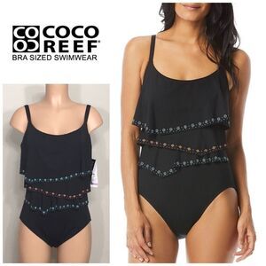 COCO REEF tummy control swimsuit. NWT